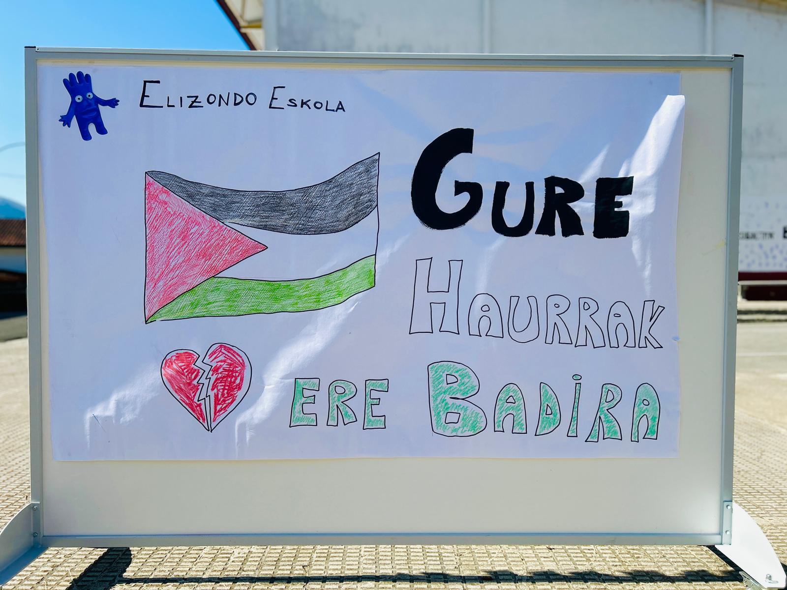 Palestinaren aldeko ekimena eskolan