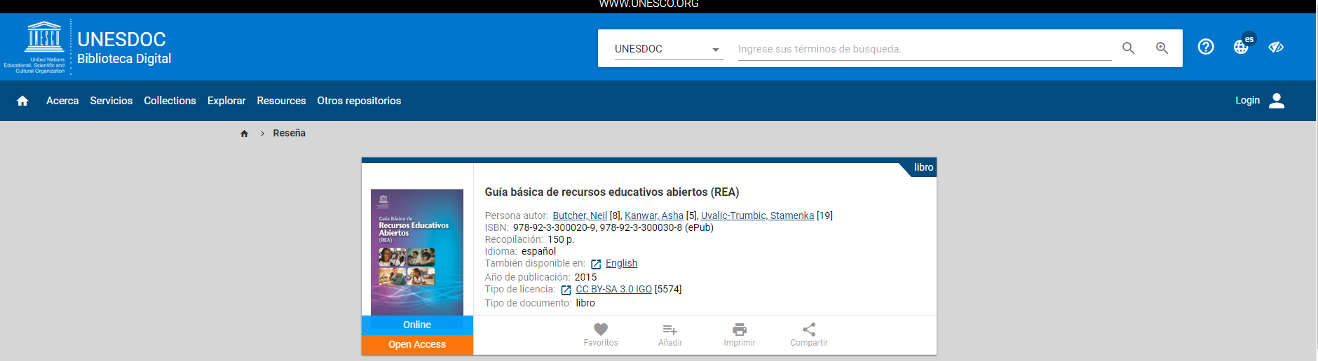 Guía básica recursos educativos abiertos