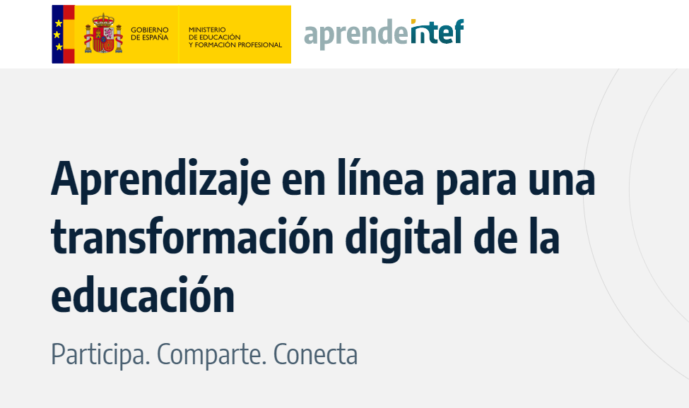 Oferta formativa del INTEF