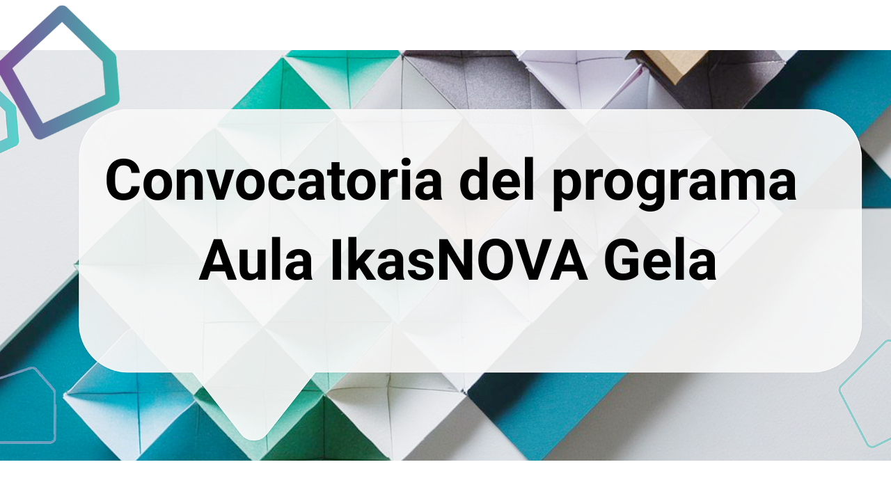 Convocatoria del programa Aula IkasNOVA Gela